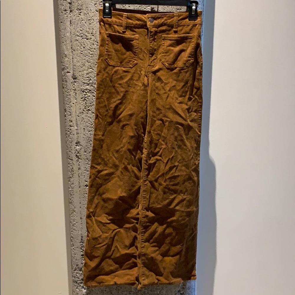 Corduroy Wide Leg Pants